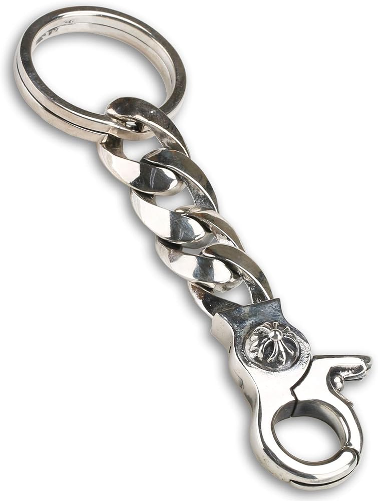 Amazon.co.jp: 「silverKYASYA」シルバー925 クロスキーチェーン