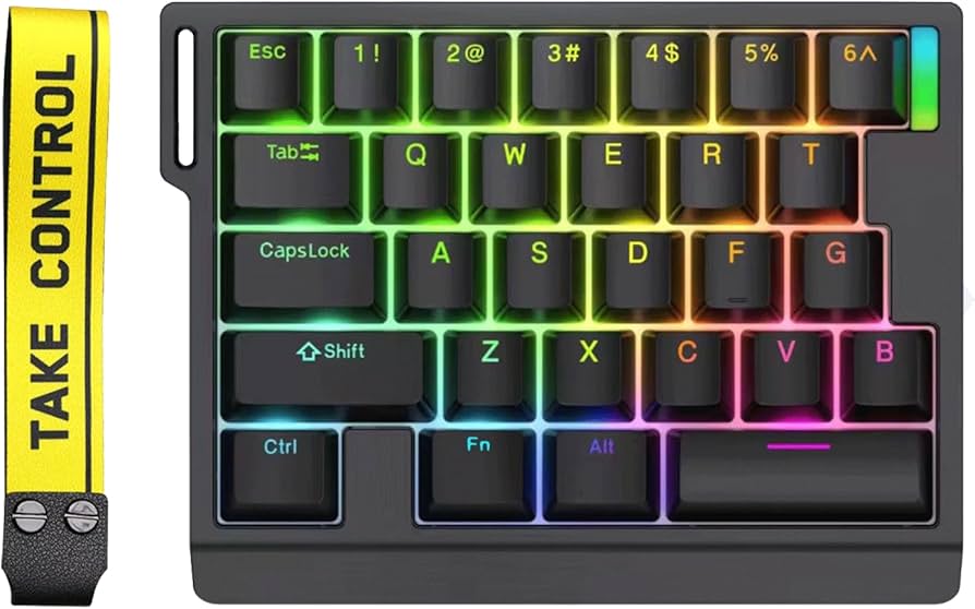 Amazon.com: ZUOYA HE30 Rapid Trigger Gaming Keyboard,One-Handed