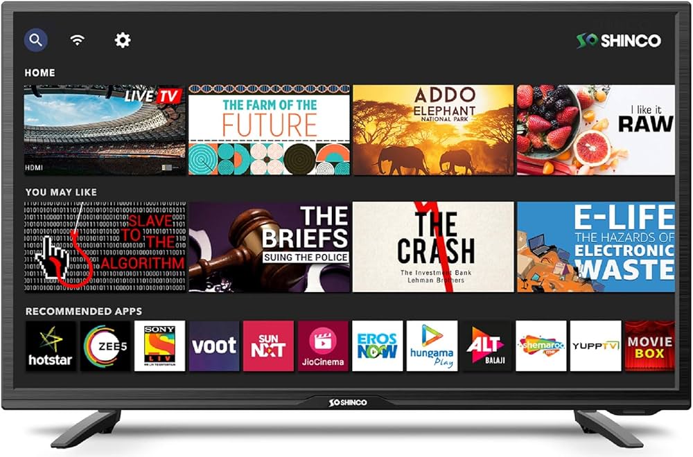 Shinco 80 cm (32 Inches) HD Ready Smart LED TV SO328AS (Black