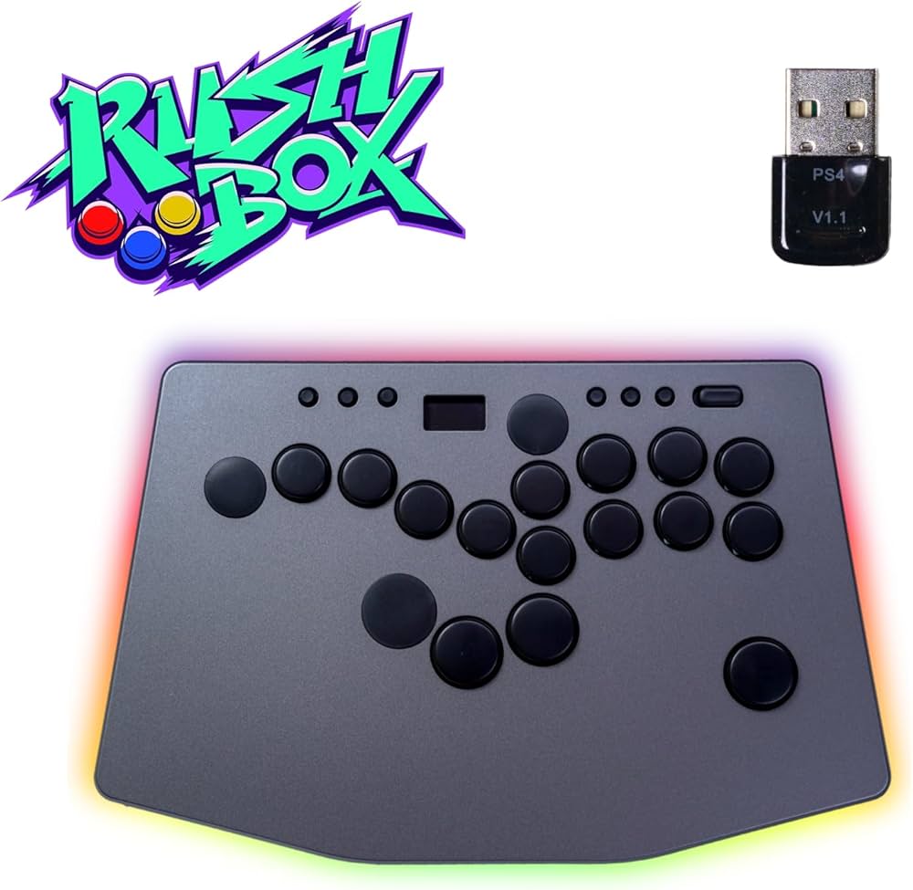 Amazon | 【日本メーカー】RushboxLite 2 for PS レバーレス アケコン