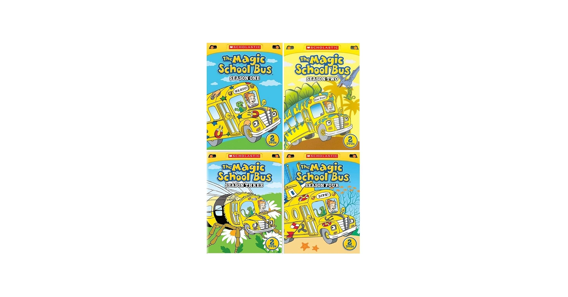 Amazon.com: The Magic School Bus Complete Series: Seasons 1-4 (8