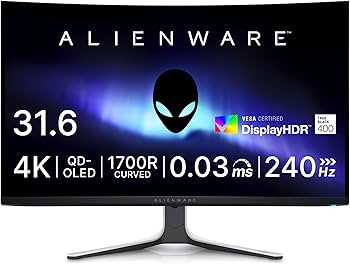 Amazon.co.jp: Dell AW3225QF 32 Inch Curved QD-OLED Alienware