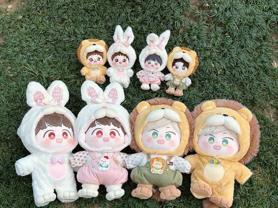 Amazon.co.jp: 40cm 王一博 肖戦 ライオンと兎 着ぐるみ ぬいぐるみ