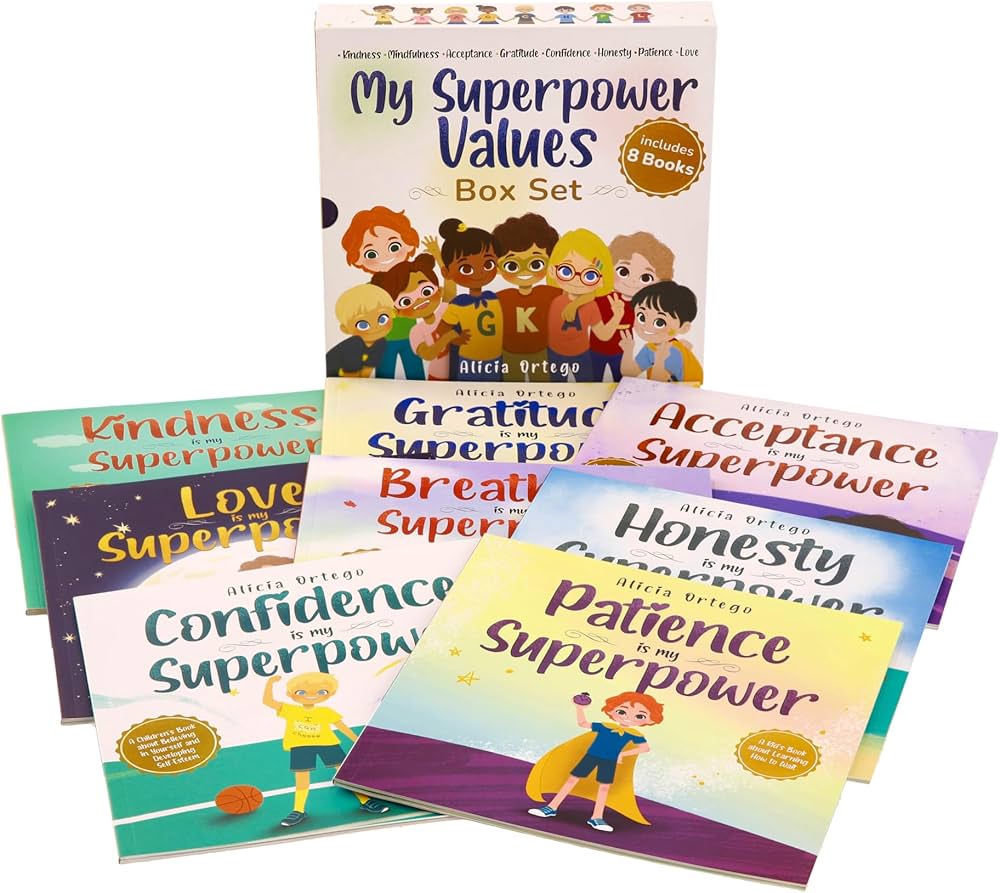 Amazon.com: My Superpower Values 8 Book Box Set (Books 1-8