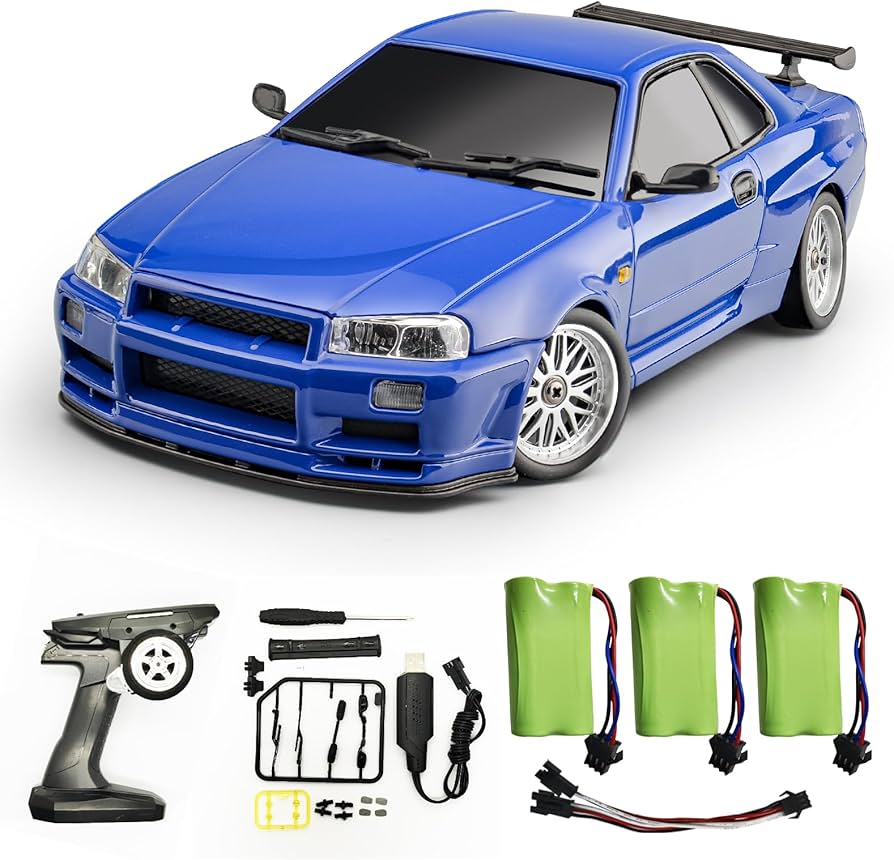 Amazon.com: Skymaker 1/18 RC Drift Car with 3 Batteries Gyro LDRC