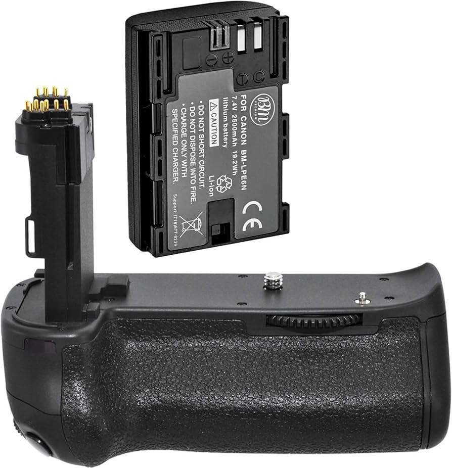 Amazon.com : Battery Grip Kit for Canon EOS 70D, EOS 80D, EOS 90D