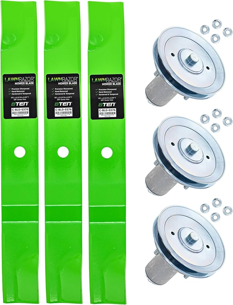 Amazon.com : 8TEN Blade Spindle Deck Kit for Ariens Gravely Ikon