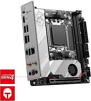 Amazon.com: MSI MPG B650I EDGE WIFI AMD AM5 M-ITX Motherboard, 2x