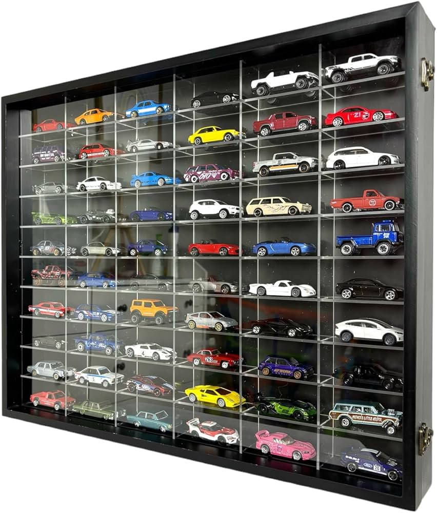 Amazon.co.jp: SpaceApe 壁掛けディスプレイケース ホットウィール用