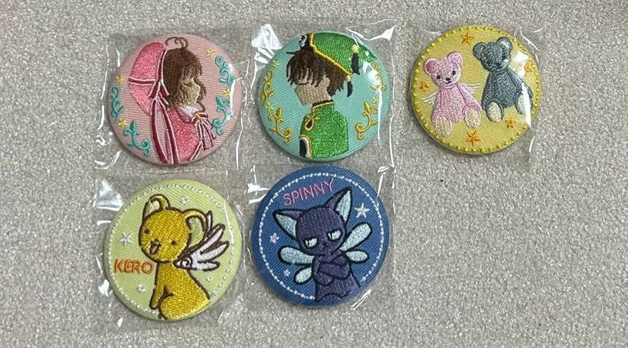 Amazon.co.jp: カードキャプターさくら 刺繍缶バッジ 5点セット : ホビー