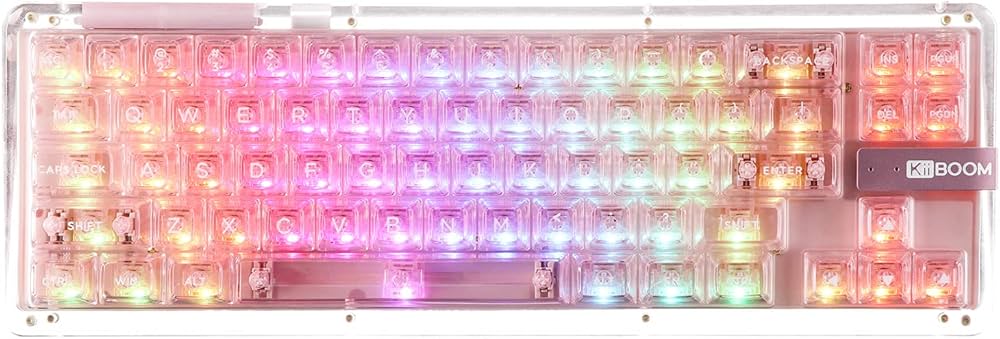 KiiBoom Phantom 68 65% Hot Swappable Crystal Gasket-Mounted