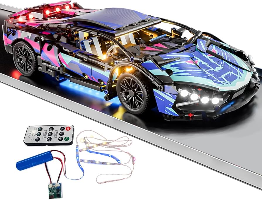 Amazon.com: Chodia Sport Race Car Building Block Sets for Adults