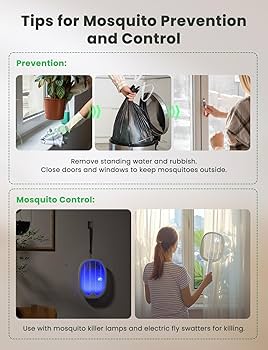 Amazon.com: YISSVIC Electric Fly Swatter Foldable Bug Zapper