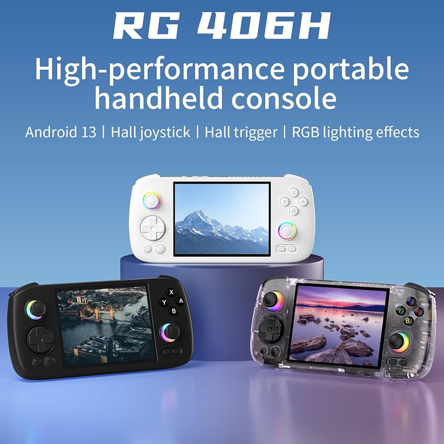 RG406H Retro Handheld Game Console, RG 406H Android 13 System