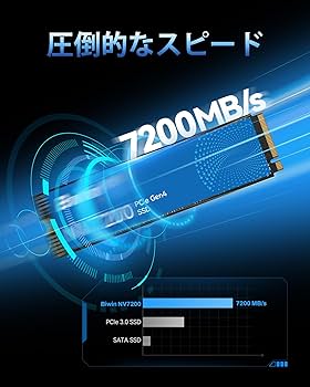 Amazon | Biwin NV7200 2TB SSD NVMe2.0 M.2 Type 2280 PCIe Gen4×4