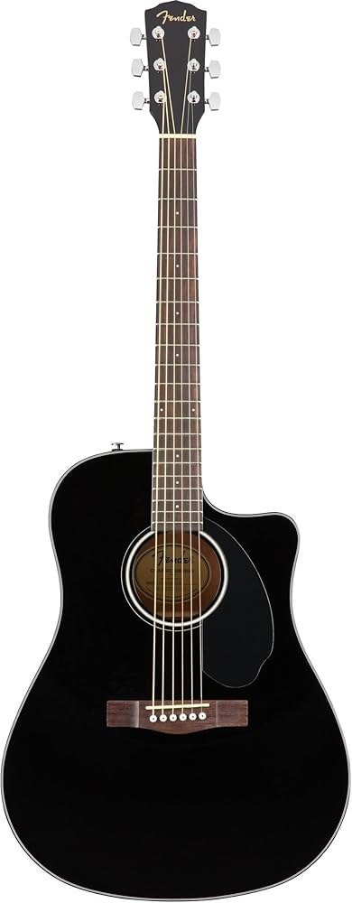 Amazon.com: Fender CD-60SCE Acoustic-Electric Guitar - Dreadnaught