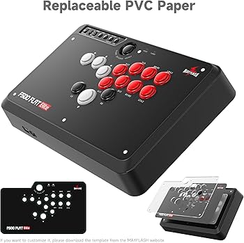 Amazon.com: MAYFLASH F500 FLAT Elite Fight Stick All Button Arcade