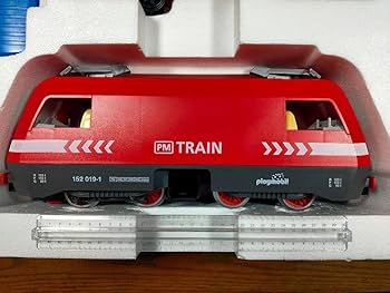 Amazon.co.jp: プレイモービル ライト付きRC貨物機関車＋パノラマ