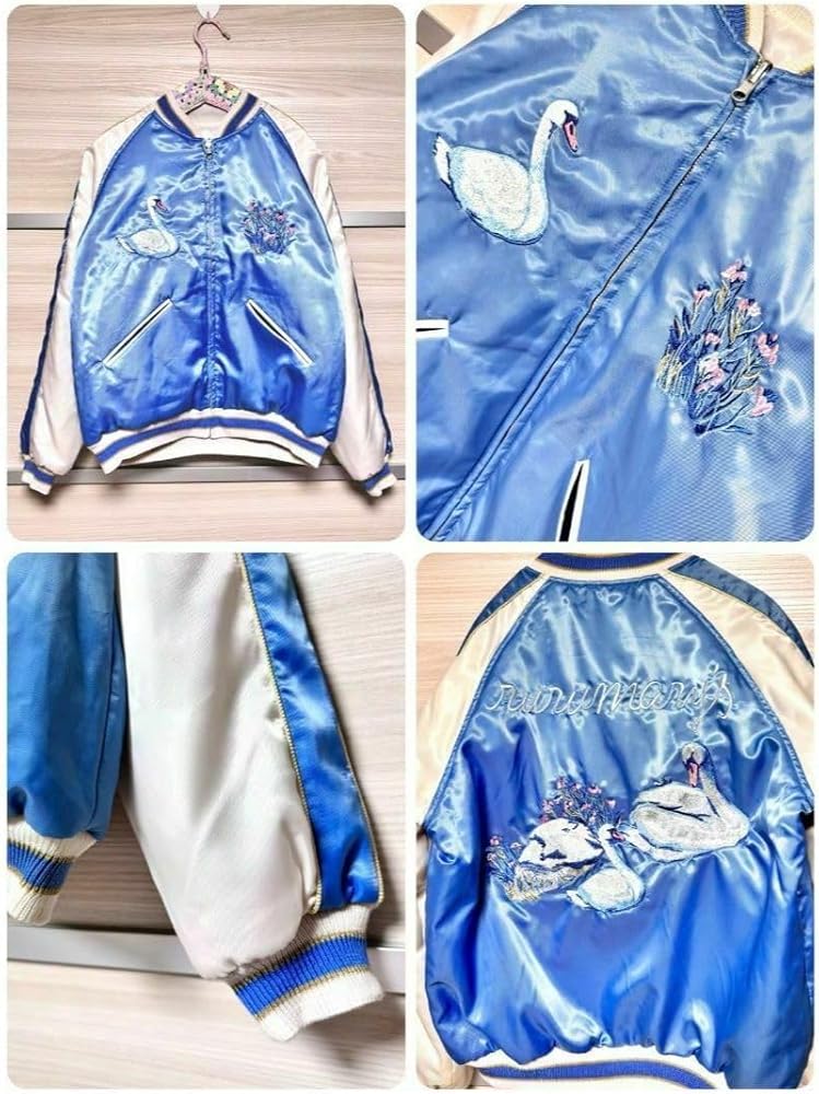 Amazon.co.jp: BEAMS COUTURE ルルメリーのリバーシブルスカジャン