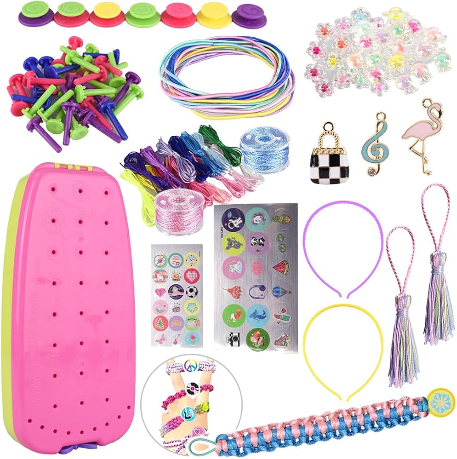 Amazon | ミサンガ作りキット 編み機 ハンドメイド 初心者 カラフル