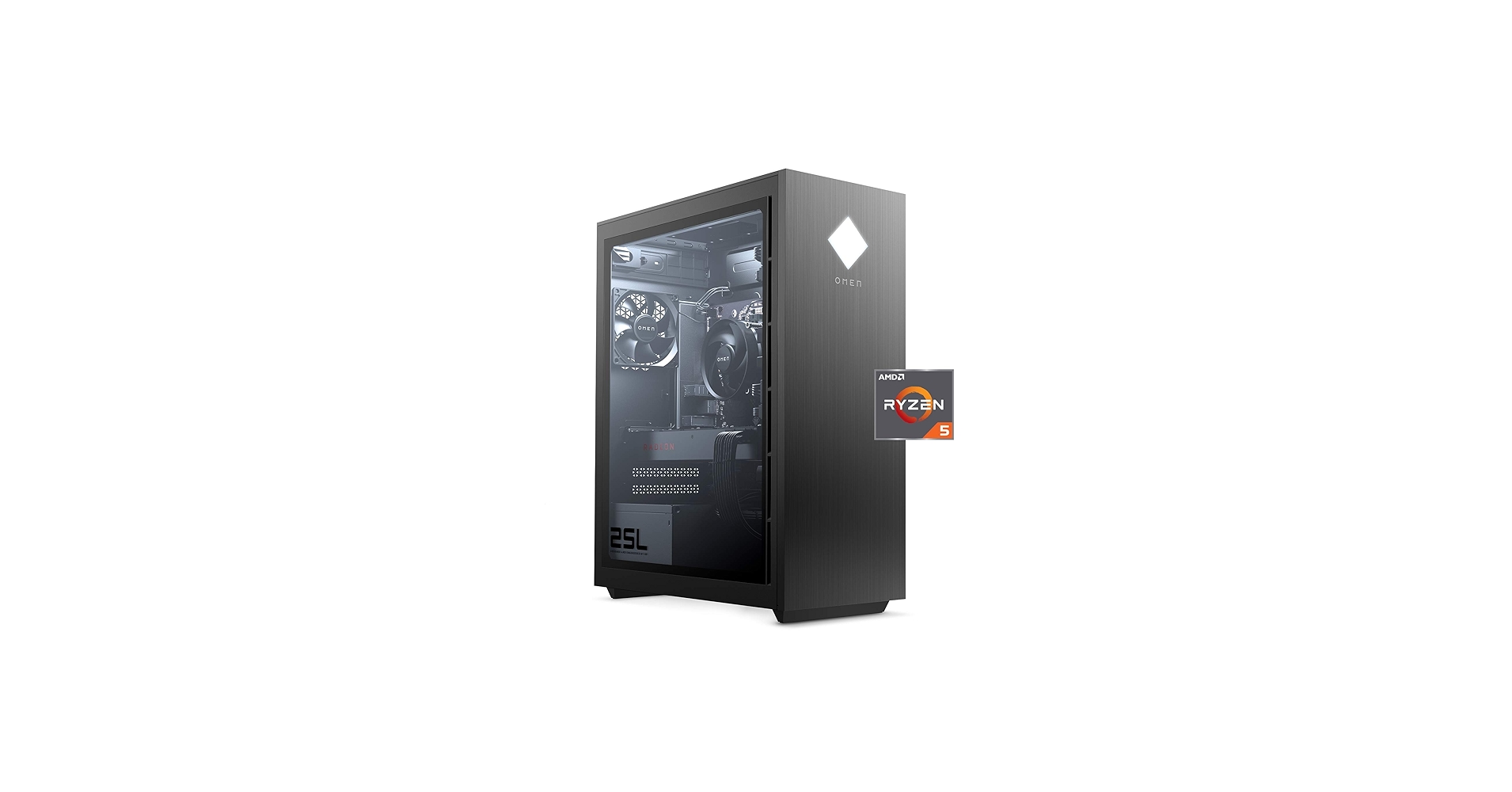 Amazon.com: OMEN 25L Gaming Desktop PC, AMD Radeon RX 5500, AMD