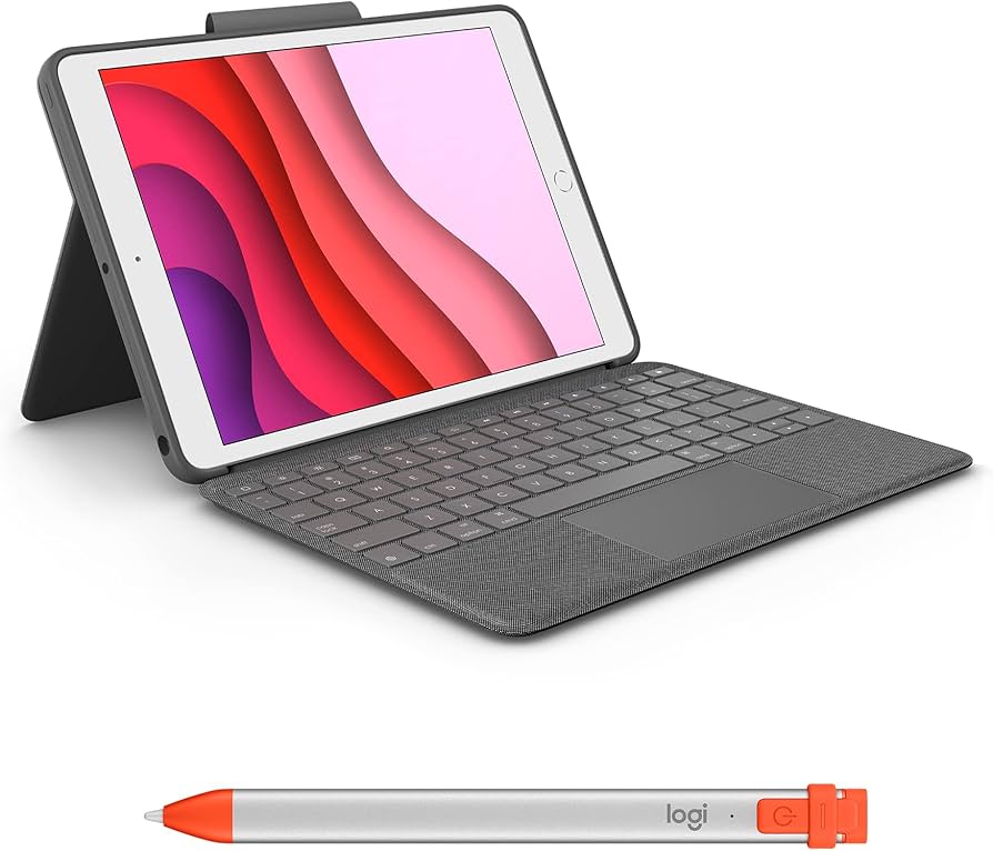 Amazon.com: Logitech Combo Touch Keyboard Case for iPad (7th gen