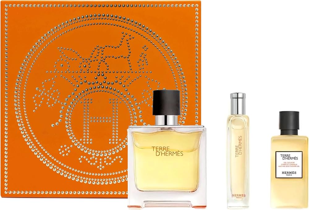 Amazon.com : Hermes Terre d'Hermes Gift Set for Men (Eau de Parfum