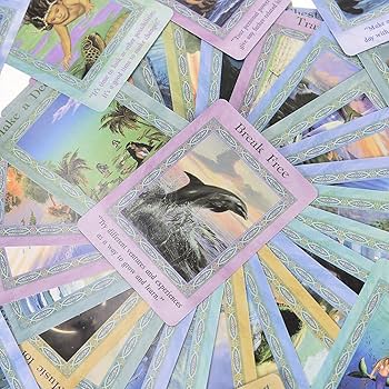 Amazon.co.jp: 魔法のマーメイドとイルカのオラクルカードタロット