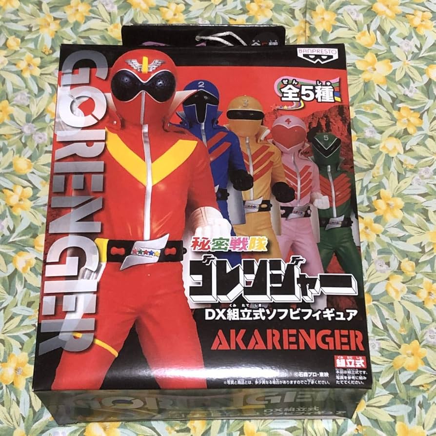 Amazon | アカレンジャー DX組立式ソフビフィギュア 秘密戦隊