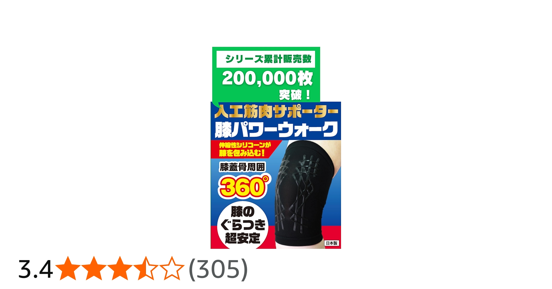Amazon.co.jp: 【レミントン】膝サポーターLサイズ 1枚入り 片ひざ分