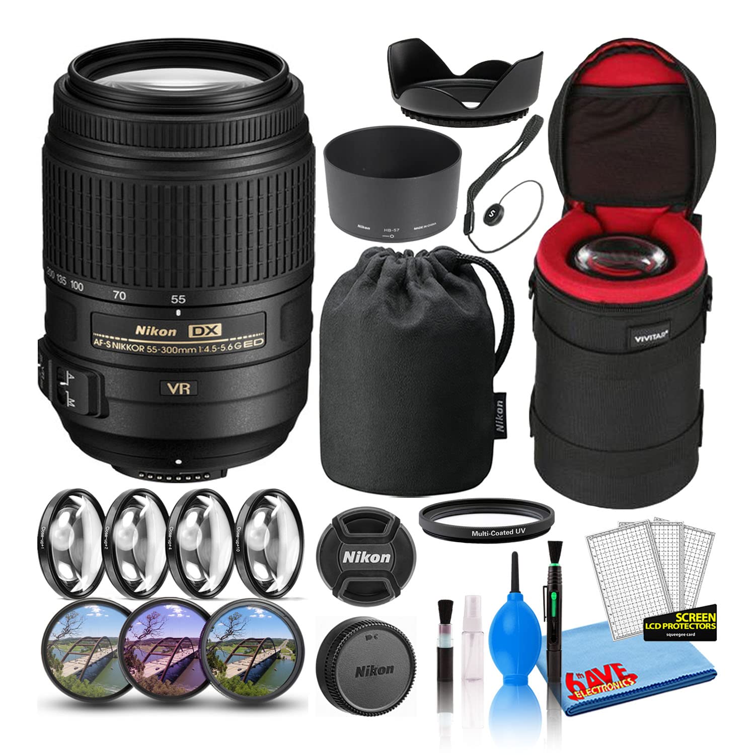 Amazon.com : Nikon AF-S DX NIKKOR 55-300mm f/4.5-5.6G ED VR Lens