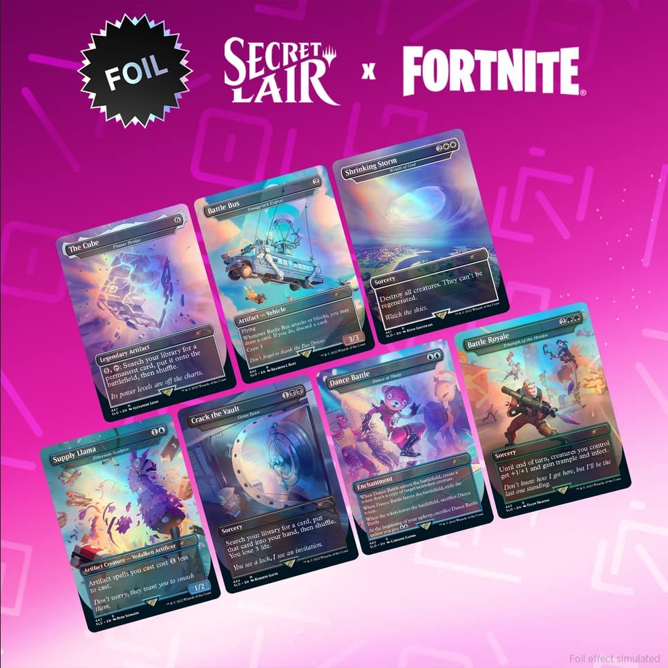 Amazon.com: Magic The Gathering: Secret Lair for Fortnite (Foil