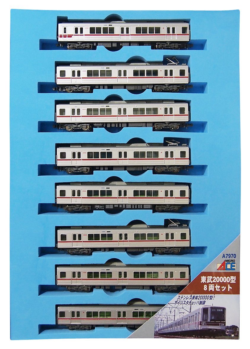 Amazon | マイクロエース Nゲージ 東武20000型 8両セット A7970 鉄道