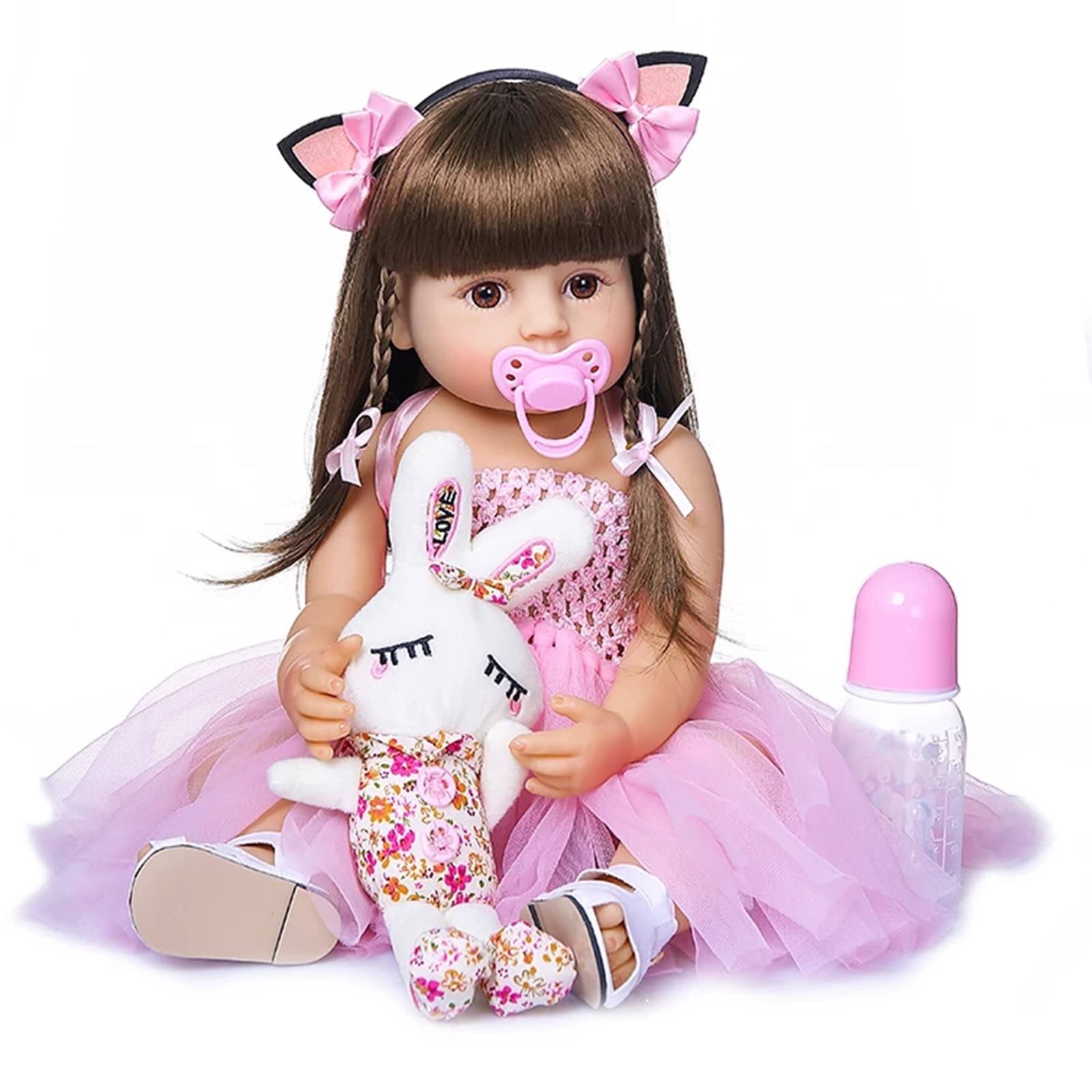 Amazon.co.jp: リボーンドール55CM ベビーフルボディソフトシリコン