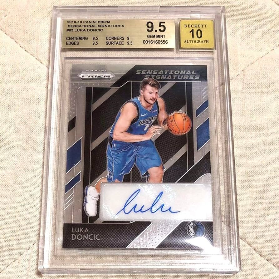 Amazon.co.jp: BGS9.52018-19 ルカドンチッチ サイン入りルーキー