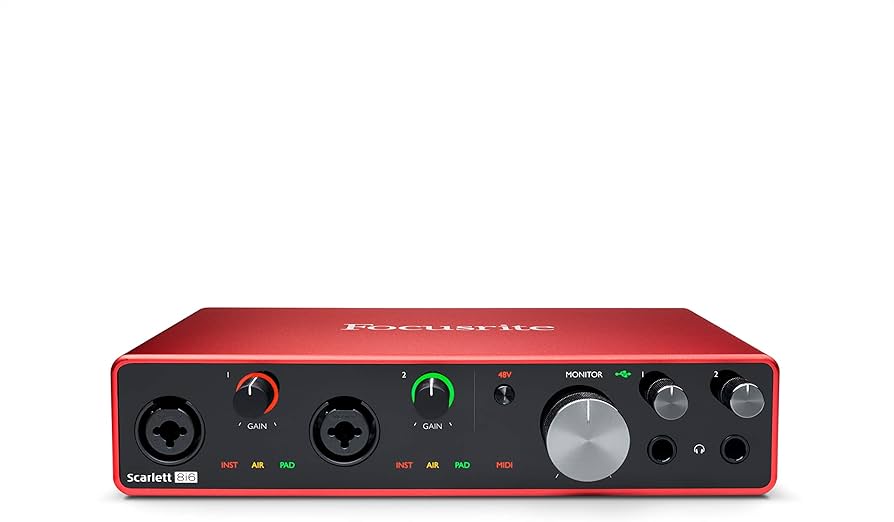 Amazon.co.jp: Focusrite Scarlett 8i6 3rd Gen オーディオ