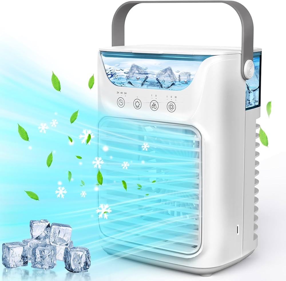 Amazon.co.jp: 冷風機 冷風扇 強力 人気【2025新型・噴霧加湿・USB-C