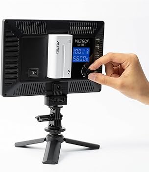 Amazon.com : VILTROX 15W LED Video Light Panel, 3300K-5600K On