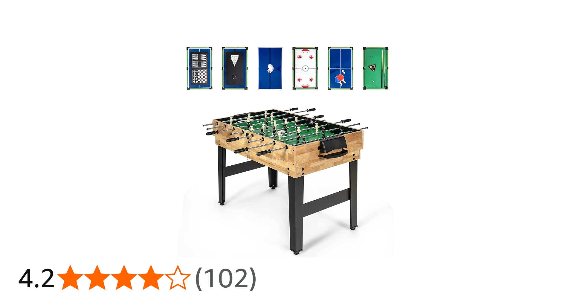 Giantex 10-in-1 Multi Game Table, Combo Game Table Set w/Hockey