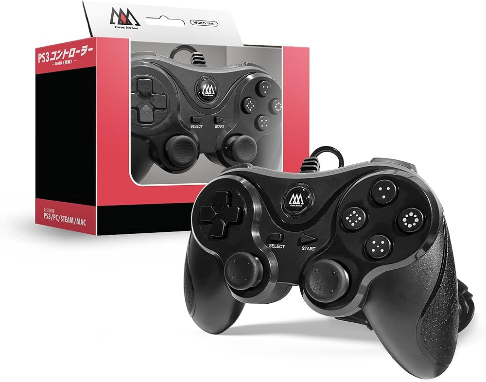 Amazon | Three Arrows PS3用 アナログコントローラー ブラック