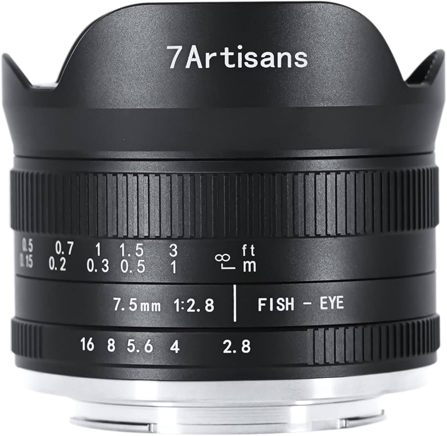 Amazon.com : 7artisans 7.5mm f2.8 Mark II APS-C Fisheye Wide Angle