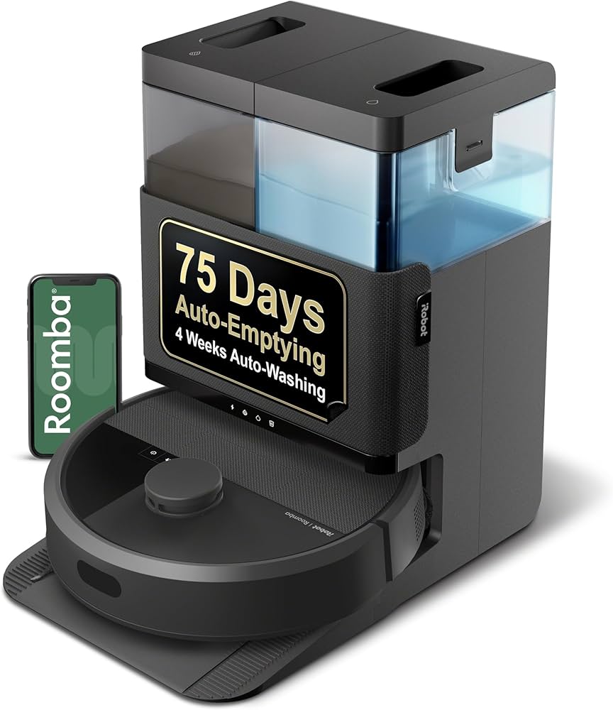 Amazon.com - iRobot Roomba Plus 405 (G185) Combo Robot Vacuum