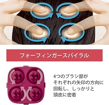 Amazon.co.jp: パナソニック 頭皮エステ サロンタッチタイプ ルージュ