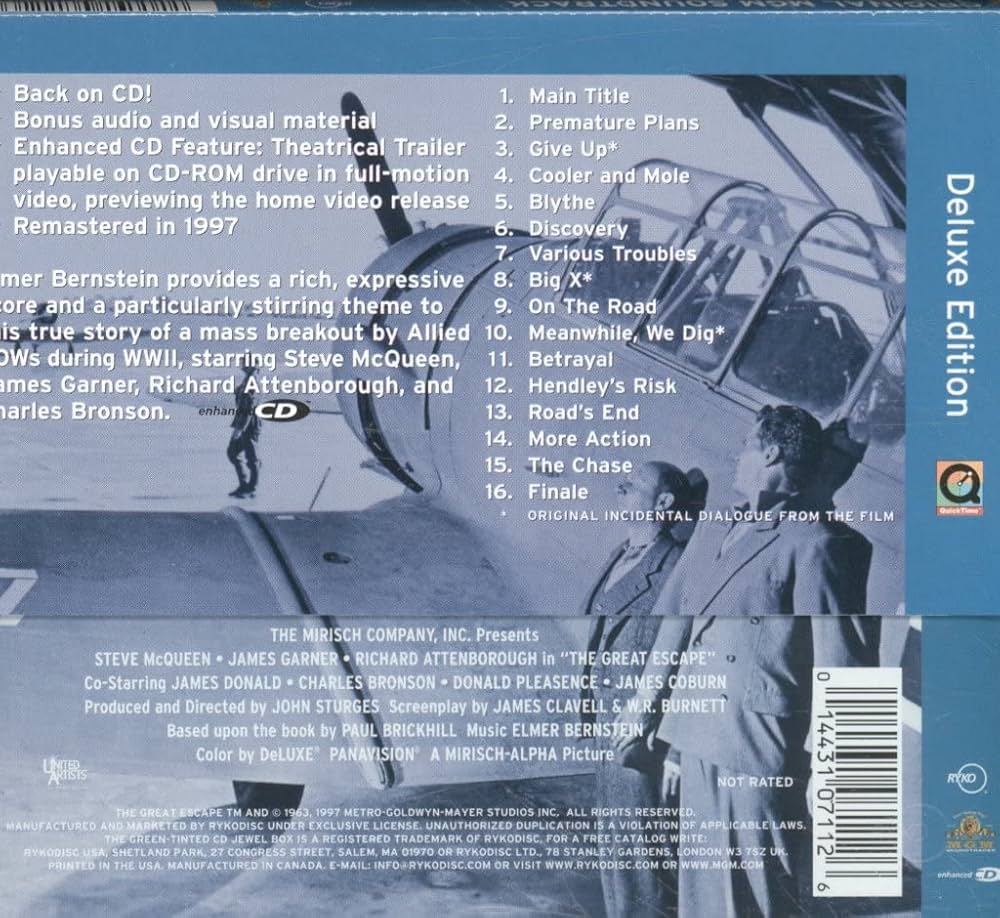 Elmer Bernstein, Bernstein, Elmer - The Great Escape: Original MGM
