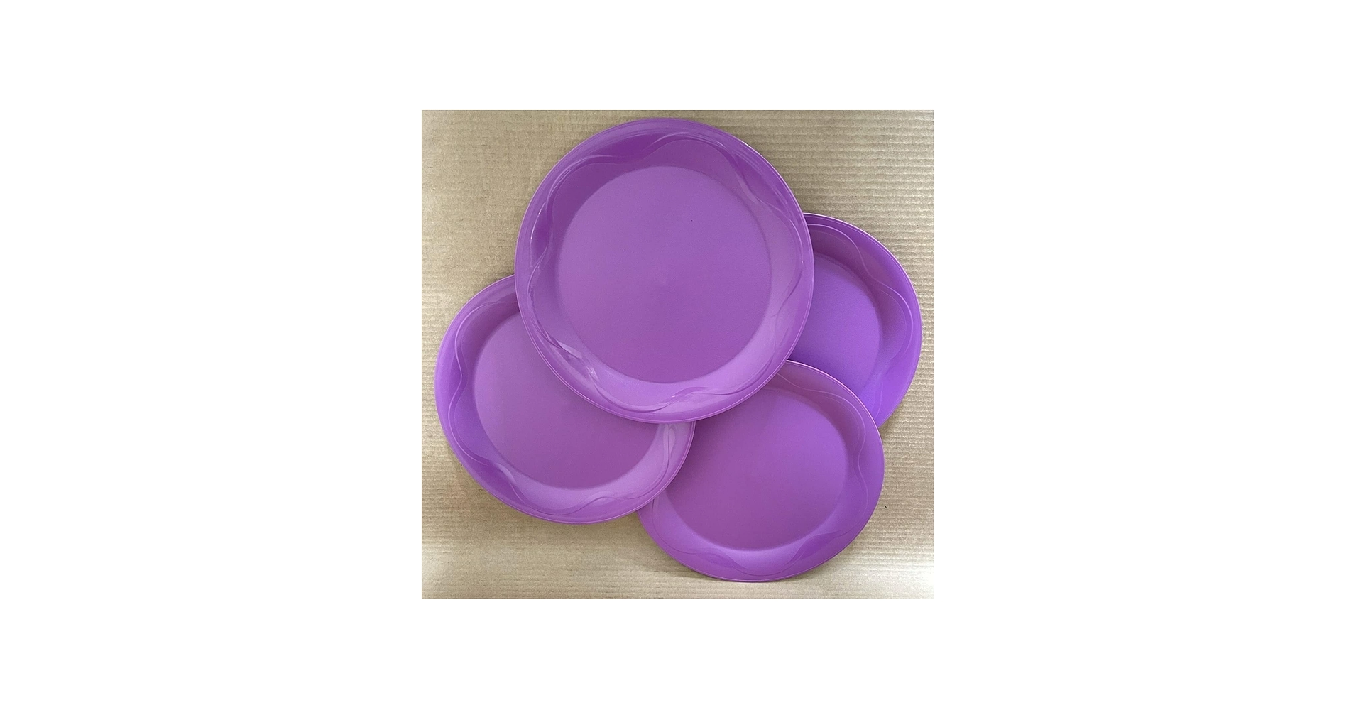 Amazon.com | Tupperware Set of 4 Open House Plates Floresta 11