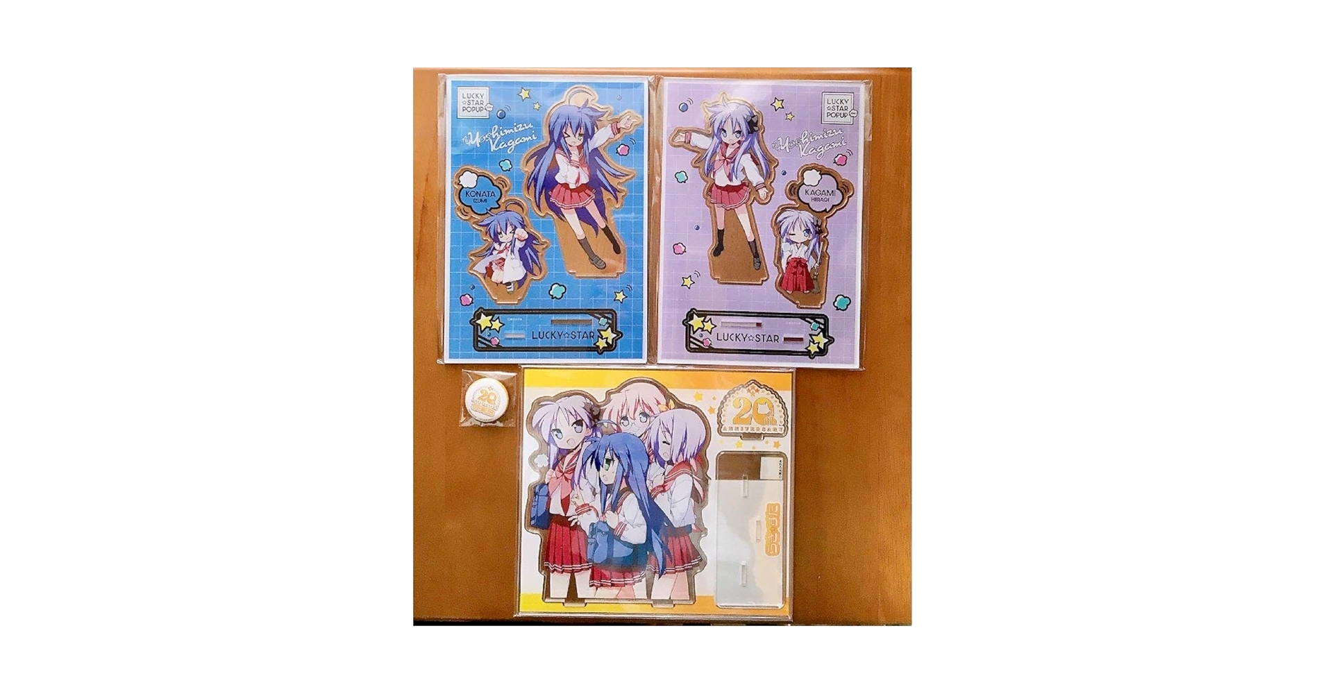 激レア らき☆すた 20周年 POPUP☆STAR 等身大キャラクターパネル 激