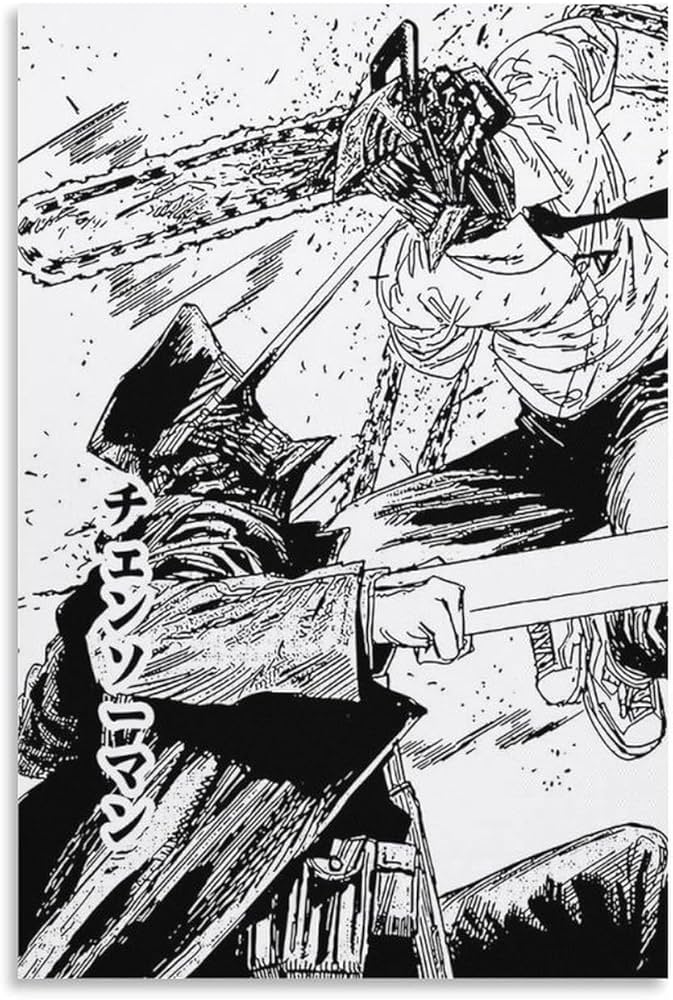 Amazon.co.jp: GENERIC チェンソーマン アニメ マンガ ポスター 1枚