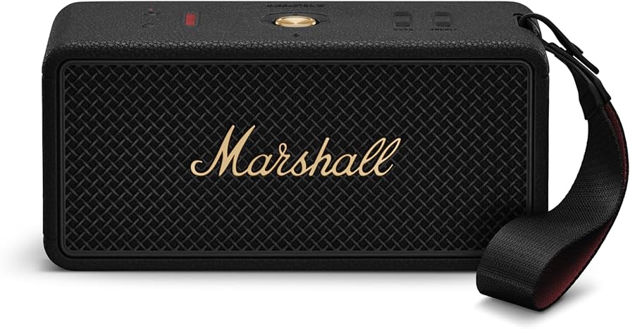Marshall Middleton II Bluetooth Speaker - Black & Brass : Amazon