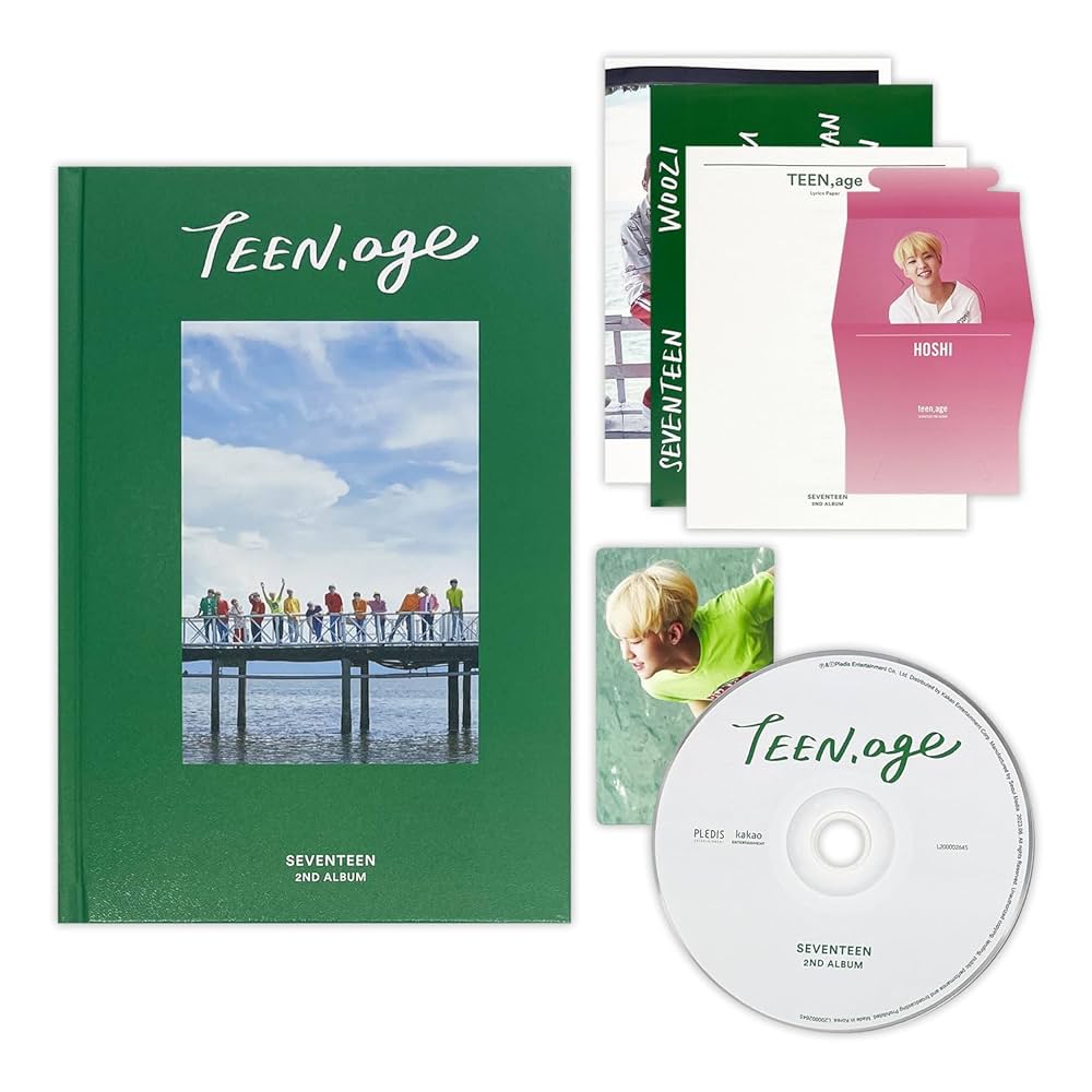 SEVENTEEN - SEVENTEEN - 2nd Album [TEEN, AGE] (Re-release) (GREEN