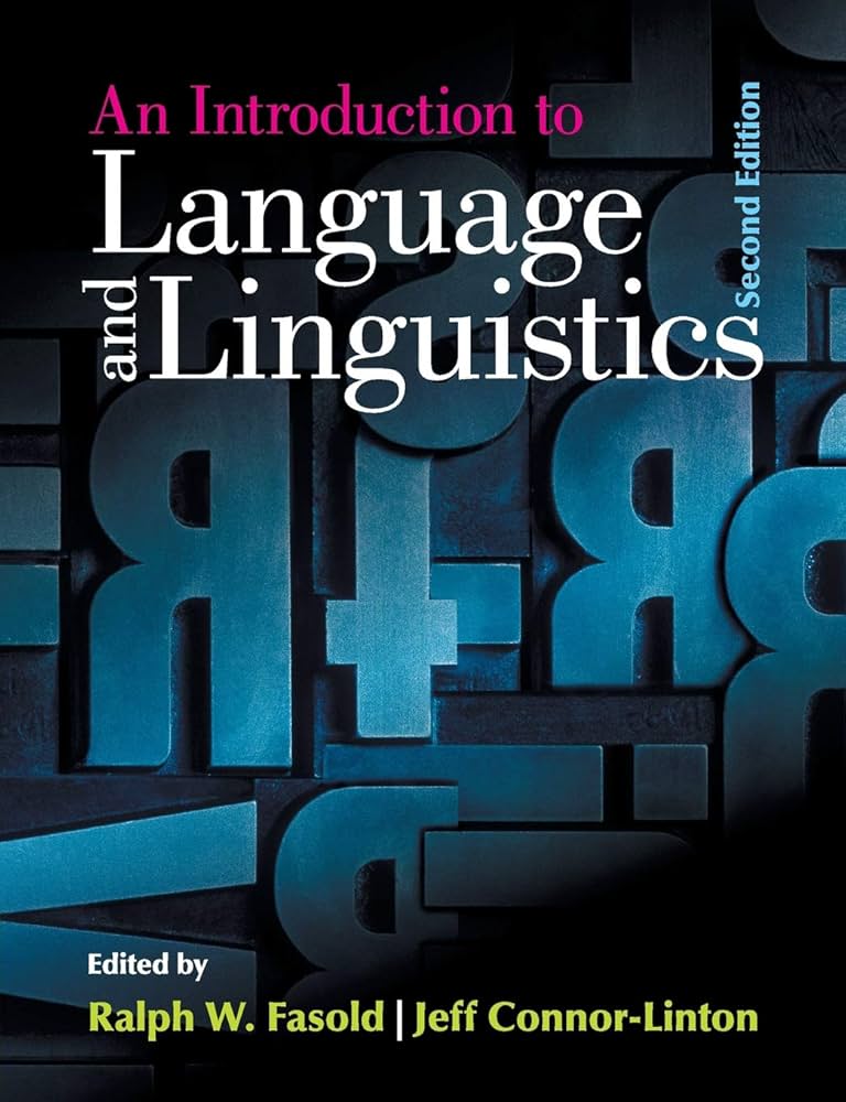 Amazon.com: An Introduction to Language and Linguistics